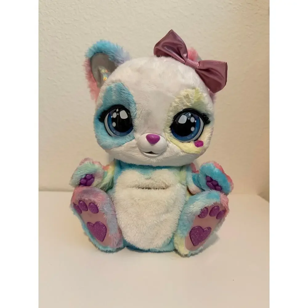 Peek-A-Roo Rainbow Panda & Baby Interactive Rainbow Plush Toy & Baby W/Sounds